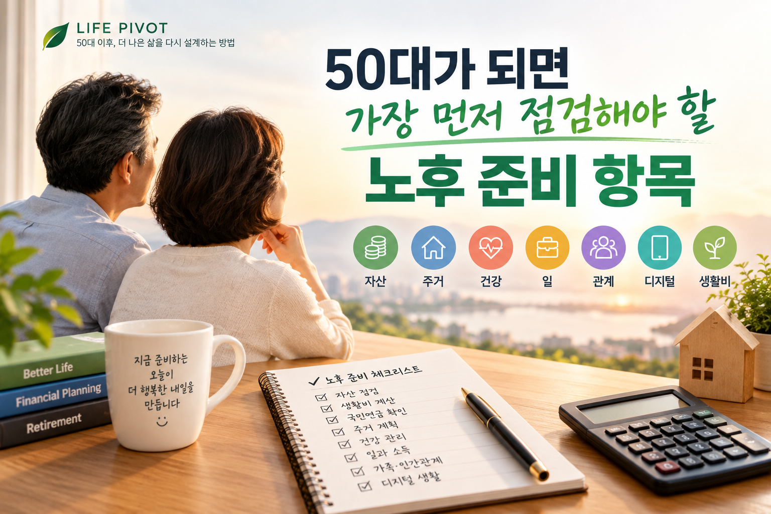 50대가 되면 가장 먼저 점검해야 할 노후 준비 항목 10가지